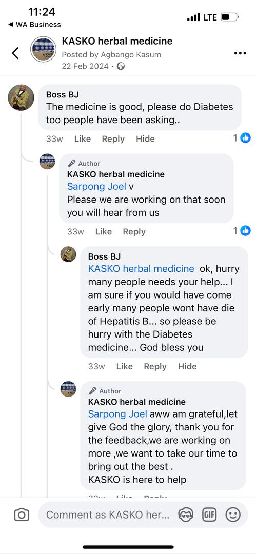 Client testimonial screenshot