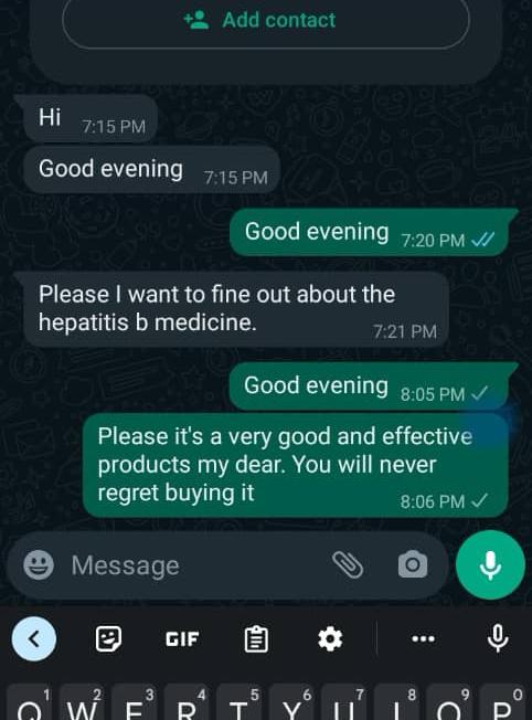 Client testimonial screenshot